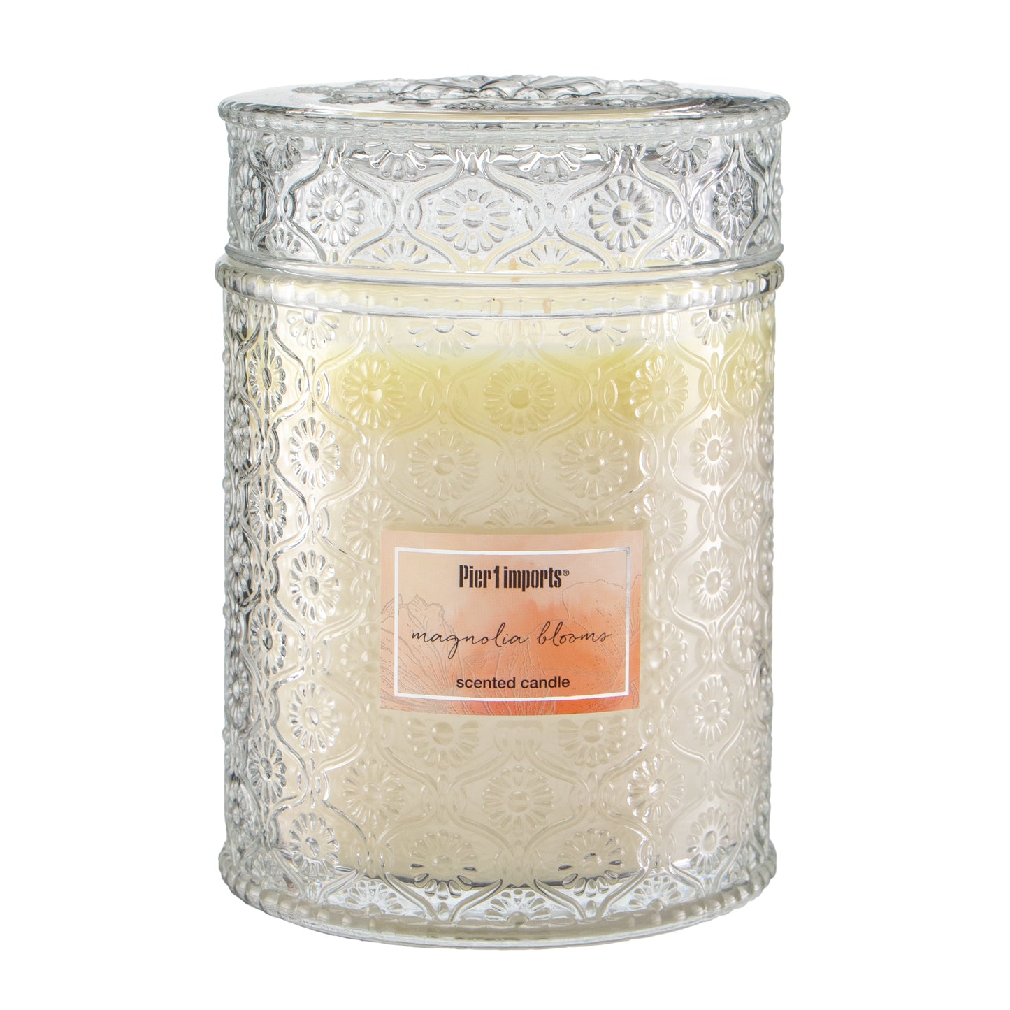 Pier 1 Magnolia Blooms Luxe 19oz Filled Candle