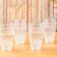 Pier 1 Emma Luster Acrylic 18 oz Drinking Glasses, Set of 4 - Pier 1
