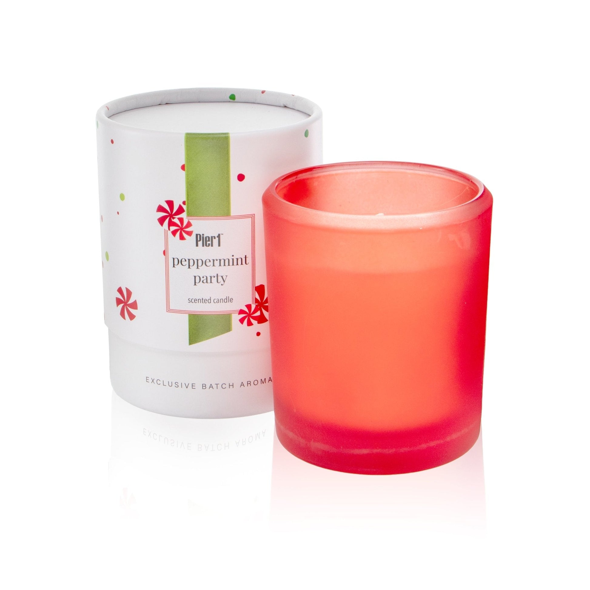 Pier 1 Peppermint Party 8oz Boxed Soy Candle - Pier 1