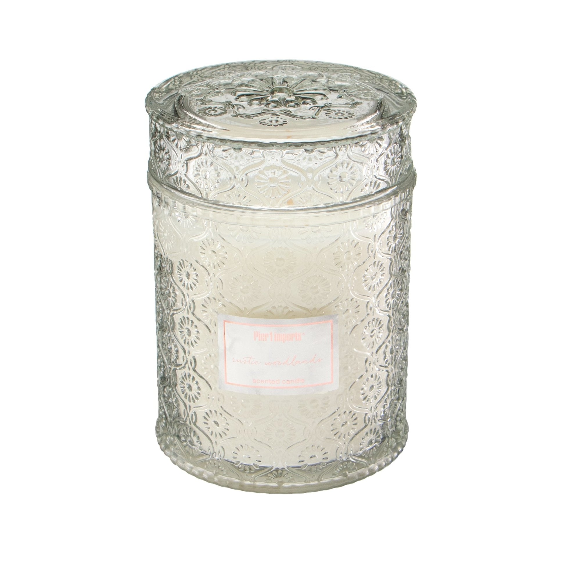 Pier 1 Rustic Woodlands Luxe 19oz Filled Candle - Pier 1